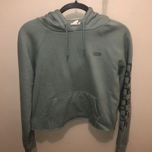 Vans Cropped Turqoise Hoodie